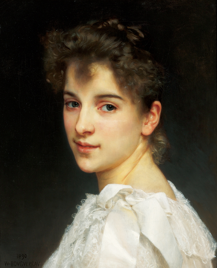  阿道夫·布格罗 Adolphe Bouguereau —— 加布里埃尔·柯特的肖像
